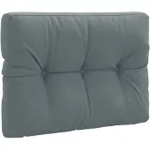 vidaXL Palletrugkussen VIANEN 100% Polyester Blauw 70 x 50 x 12 cm