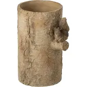 J-Line vaas Eekhoorn - cement - beige/bruin - small