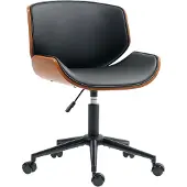 HOMCOM -Bureaustoel-PU-52x54x84cm-Zwart