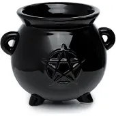 Puckator Bloempot Zwarte Heksenketel Keramiek Staande - Binnen 11x13cm