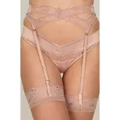Hunkemoller Jarretel Brigitte Roze Dames | Maat: L