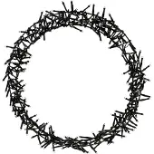 H&S ECD Duitsland, lichtketting met 300 LED's, diameter 38 cm, warm wit licht, IP44, kerstkrans, raamkrans, kerstdecoratie, krans, kerstring, raamverlichting, kerst, kerstdecoratie, kerstverlichting