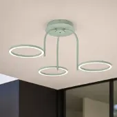 LUCANDE Buitenverlichting , Sylvara, dimbare, Groen, Metaal, Designer