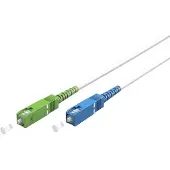 Goobay SC/UPC - SC/APC Simplex FTTH kabel | OS2 | wit | LSZH | 5 meter