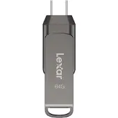 Lexar JumpDrive LJDD400064G-BNQNG USB flash drive 64 GB USB Type-C 3.2 Gen 1 (3.1 Gen 1) Grijs