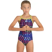 Arena G Carnival Swimsuit Lightdrop Back Softgreen-Multi