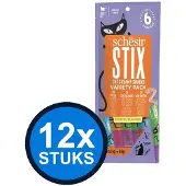 Schesir 12x - Kattensnack - Variety Pack - 6x15g