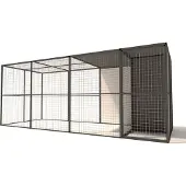Glorenza - Kattenren - Aluminium - Antraciet - 449x176x178 cm