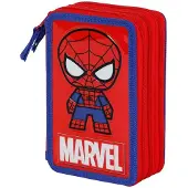KARACTERMANIA Marvel Spiderman Glide Filled Triple Etui