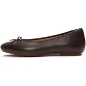 FitFlop Dames Leren ballerina's Delicato Bow chocoladebruin (38), Leer, Plat, Geen, Klassiek HX8-167
