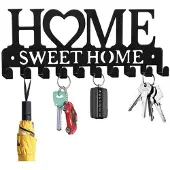 INF Wandgemonteerde sleutelhanger Black