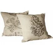 Loberon Kussenhoes set van 2 Pinus