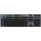 Logitech G G915 X LIGHTSPEED, bedraad en draadloos, USB + RF Wireless + Bluetooth, mechanische schakelaar, QWERTZ, LED, zwart