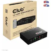 Club 3D HDMI Switchbox HDMI-switch 3 poorten Met afstandsbediening 7680 x 4320 Pixel