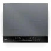 Klarstein DualTone Hybride inductiekookplaat - 4-zones inductiekookplaat, 7200 W, Flex-zone & booster, Schuifregelaar, Timer, Warmhoudfunctie, Aluminium frame, Zilver, 60 cm design