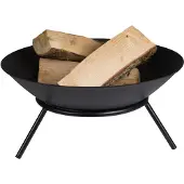Perel Vuurschaal - Rond - 3 poten - Gietijzer zwart Ø 56 cm