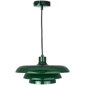 Dyberg Larsen Hanglamp Ava, dimbaar, groen, Woon-/ Eetkamer, metaal, Design, hanglamp