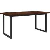 vidaXL Vierkante Eettafel 160 x 70 x 75 cm Massief Acacia Hout