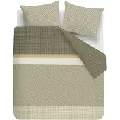 Beddinghouse Dekbedovertrek Jente Green Katoen-200 x 200 / 220 cm | 2-Persoons