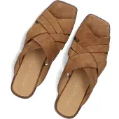 Stefano lauran Dames Slippers 4004a - Camel - Maat 40