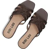 Bibi Lou Dames Slippers 877z94hg - Bruin - Maat 37