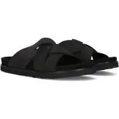 Stefano lauran Heren Slippers 26003 - Zwart - Maat 47
