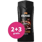 Axe 2+3 gratis: 5-in-1 Shampoo & Shower Gel Dark Temptation 400 ml
