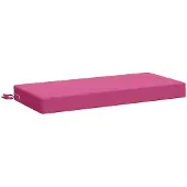 vidaXL Bankkussen SOEST 100% Polyester Roze 60 x 40 x 8 cm