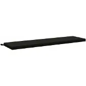vidaXL Bankkussen SOEST 100% Polyester Zwart 150 x 40 x 5 cm