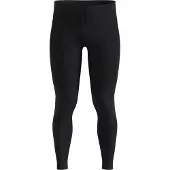 Odlo - Trail / Running kleding - Zeroweight Warm Reflective Tights M Black voor Heren van Gerecycled Polyester - Maat S - Zwart