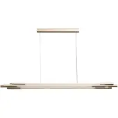 DCW éditions Org Horizontal Hanglamp 160 cm | Nickel