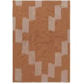 Ferm Living Theedoek Ikat Terracotta/Mist Blue - 70 x 50 cm