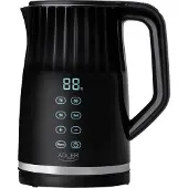 Adler AD 1350 1,7L waterkoker met temperatuurregeling en LED-indicator zwart