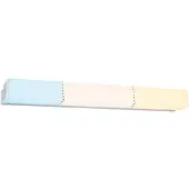 Paulmann Wandlamp Luno, wit / opaal, Badkamer, metaal, Modern, Wandlamp