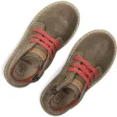 Shoesme suède enkelboots - olijfgroen - maat 30 | Enkelboot van