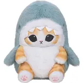 Jazwares Mofusand - Premium Pluche Knuffel Haai 20cm.