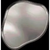 House Doctor Osea dienblad 35x41 cm Silver finish