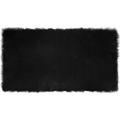 vidaXL Tapijt van imitatie schapenvacht TAFALLA Zwart 80 x 200 cm