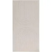 vidaXL Binnen kleed GALATI Crèmekleurig 150 x 80 cm Polyester