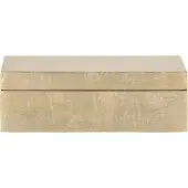 Bloomingville Nenon kom met deksel Goud, 15,5x11 cm