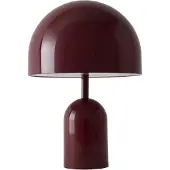 Tom Dixon Bell draagbare LED tafellamp 28 cm v.2 Burgundy