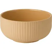 Knabstrup Keramik Verda schaal Soft orange, Ø13 cm