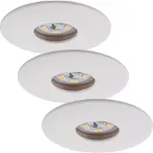 Briloner set van 3 LED inbouwspots, kleur wit, diameter 4,5 cm
