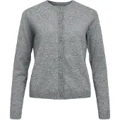 Object Gebreid vest 'THESS' grijs gemêleerd