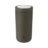 Stelton Thermosbeker To Go Click Soft Bark 400 ml