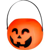 Intratuin Halloween Accessoire Pompoen Emmer Oranje Met Verlichting D 13 H 5 Cm