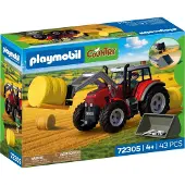 Playmobil Country tractor speelgoed met hooibalen - boerderij set.