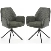 Benoa Set van 2 armleunstoelen Noah Hyper - donkergroen
