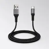 Grixx laadkabel USB-A naar USB-C 1 m USB 2.0 laden en data zwart