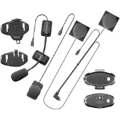 Interphone Cellularline 40HD Mini USB intercom audio-kit, zilver, één maat